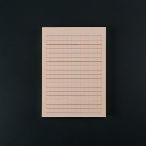 Notepad A5 „Squared" orange & blau / Le Typographe