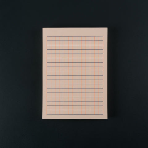 Notepad A5 „Squared" orange & blau / Le Typographe