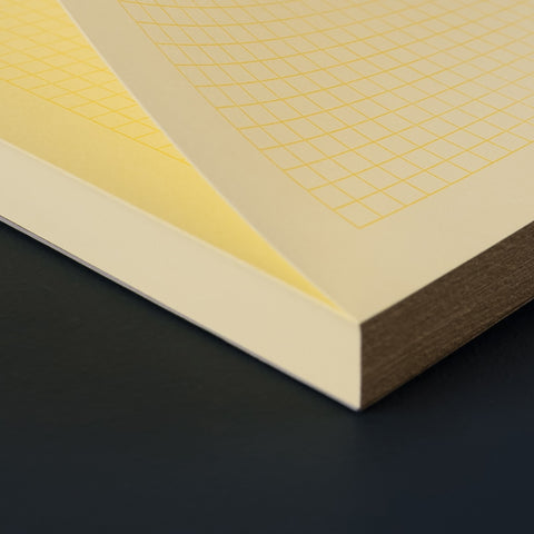 Notepad A5 „Squared" gelb / Le Typographe