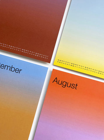 Gradient Calendar 2025 / Luzia Hein