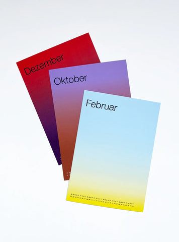 Gradient Calendar 2025 / Luzia Hein
