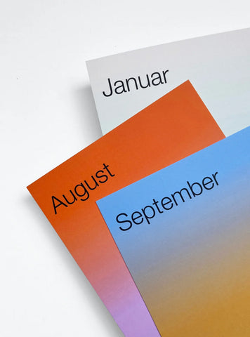 Gradient Calendar 2025 / Luzia Hein