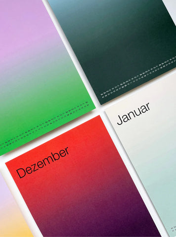Gradient Calendar 2025 / Luzia Hein