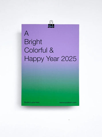 Gradient Calendar 2025 / Luzia Hein