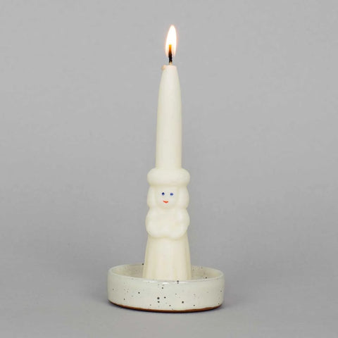 Weihnachtskerze "Lucia" / Afroart