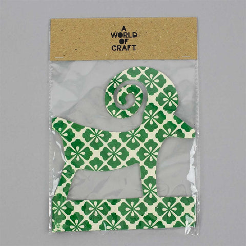 Dekoration "Christmas Goat" / Afroart