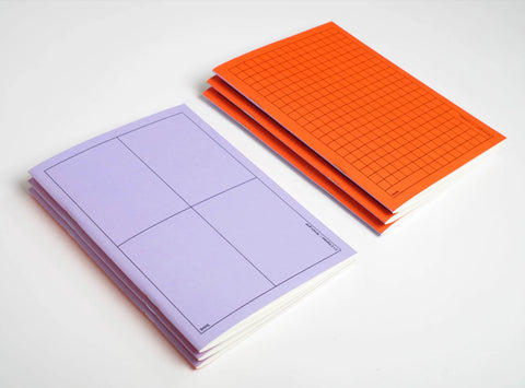 Notizbuch “booq“ purple-orange / Julie Joliat