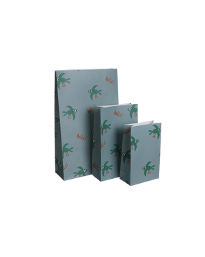 Geschenktüte M / „Hallo Vogel“  / 6 Stück  P&P