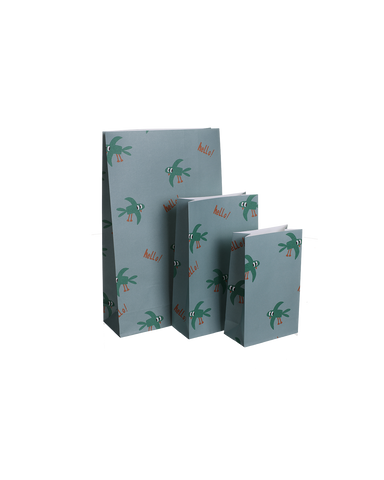 Geschenktüte M / „Hallo Vogel“  / 6 Stück  P&P