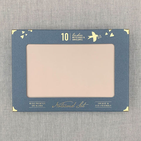 Briefkarte mit Umschlag 10er Set / blau / Togethery
