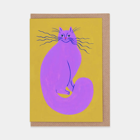 Grußkarte „Electric Whiskers“ / Evermade