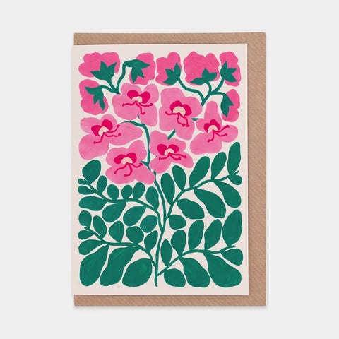 Grußkarte „Pink Flowers“ / Evermade
