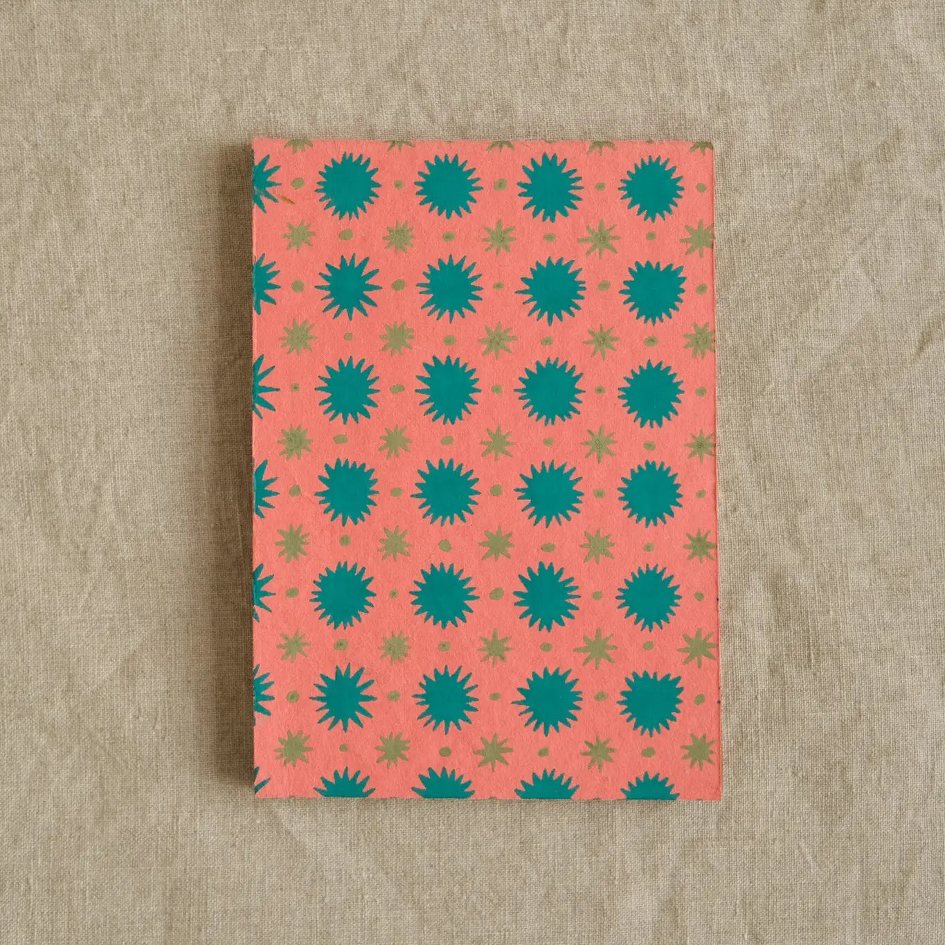 Block A6 / aus handgemachtem, buntem Papier / East End Press