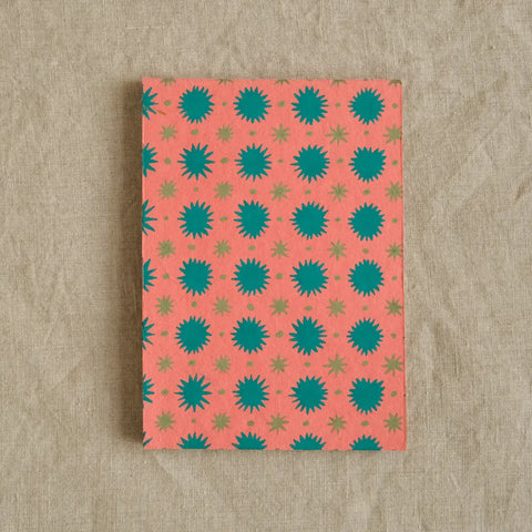 Block A6 / aus handgemachtem, buntem Papier / East End Press