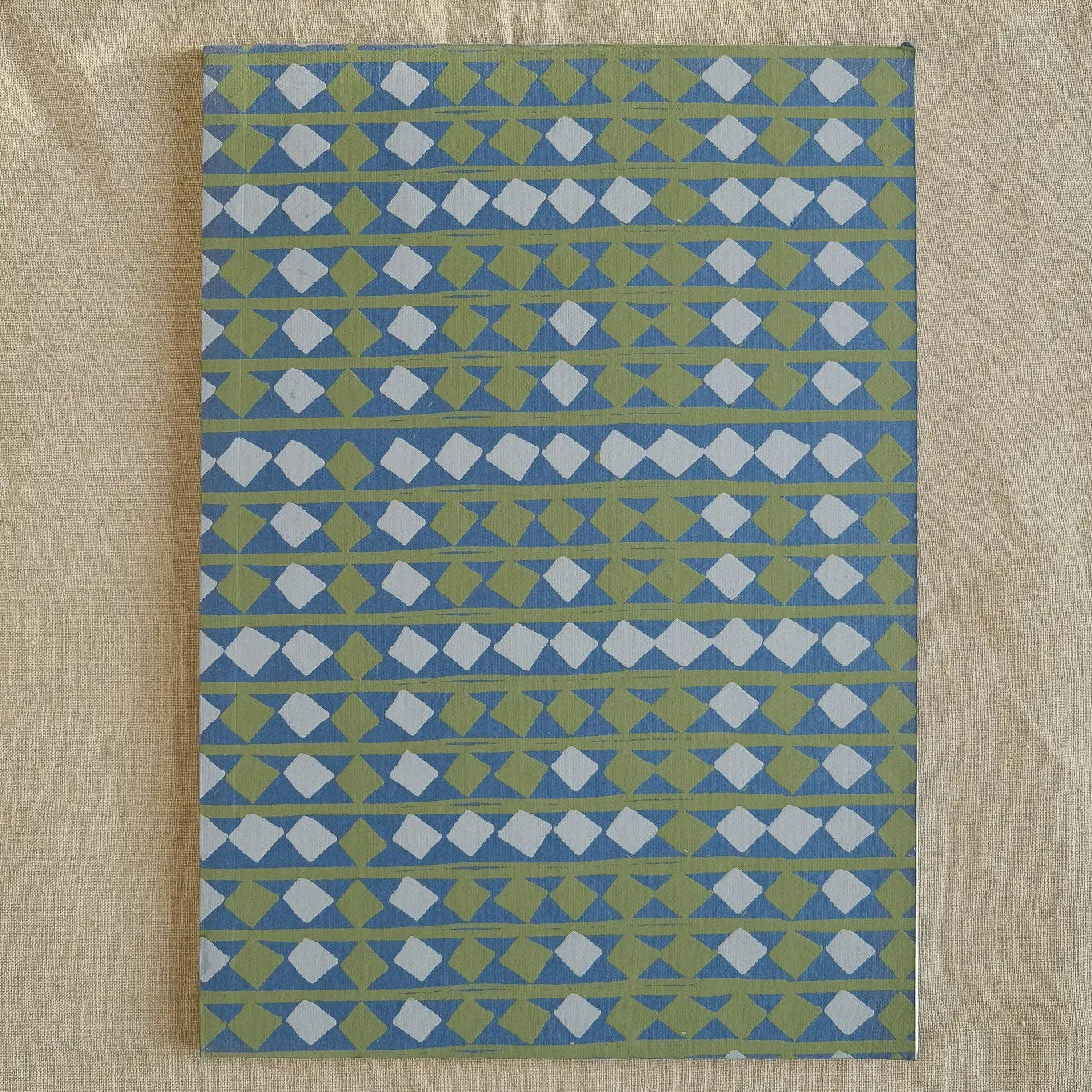 Block A4 / aus Handgemachten Papier, weiß  / East End Press