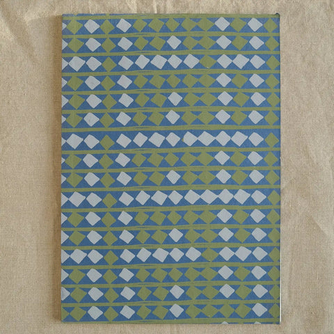 Block A4 / aus Handgemachten Papier, weiß  / East End Press