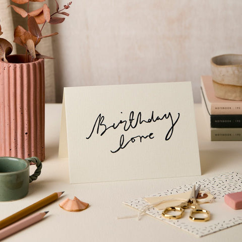 Glückwunschkarte "Birthday Love" / Katie Leamon