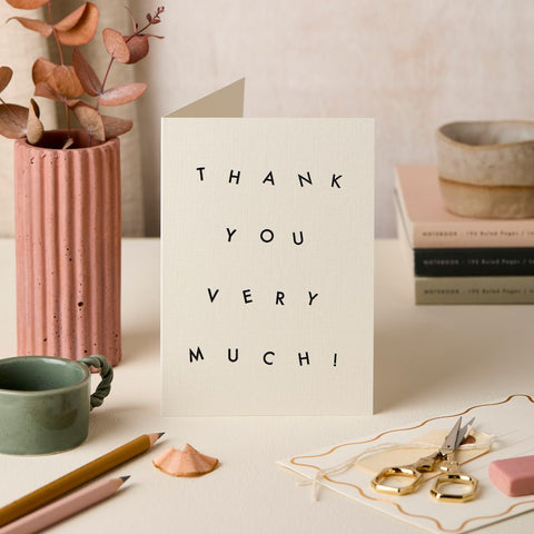 Dankeskarte "Thank You Very Much" / Katie Leamon