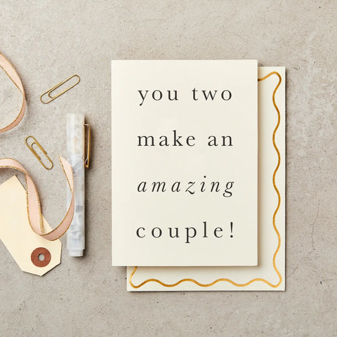 Hochzeitskarte "Amazing Couple" / Katie Leamon