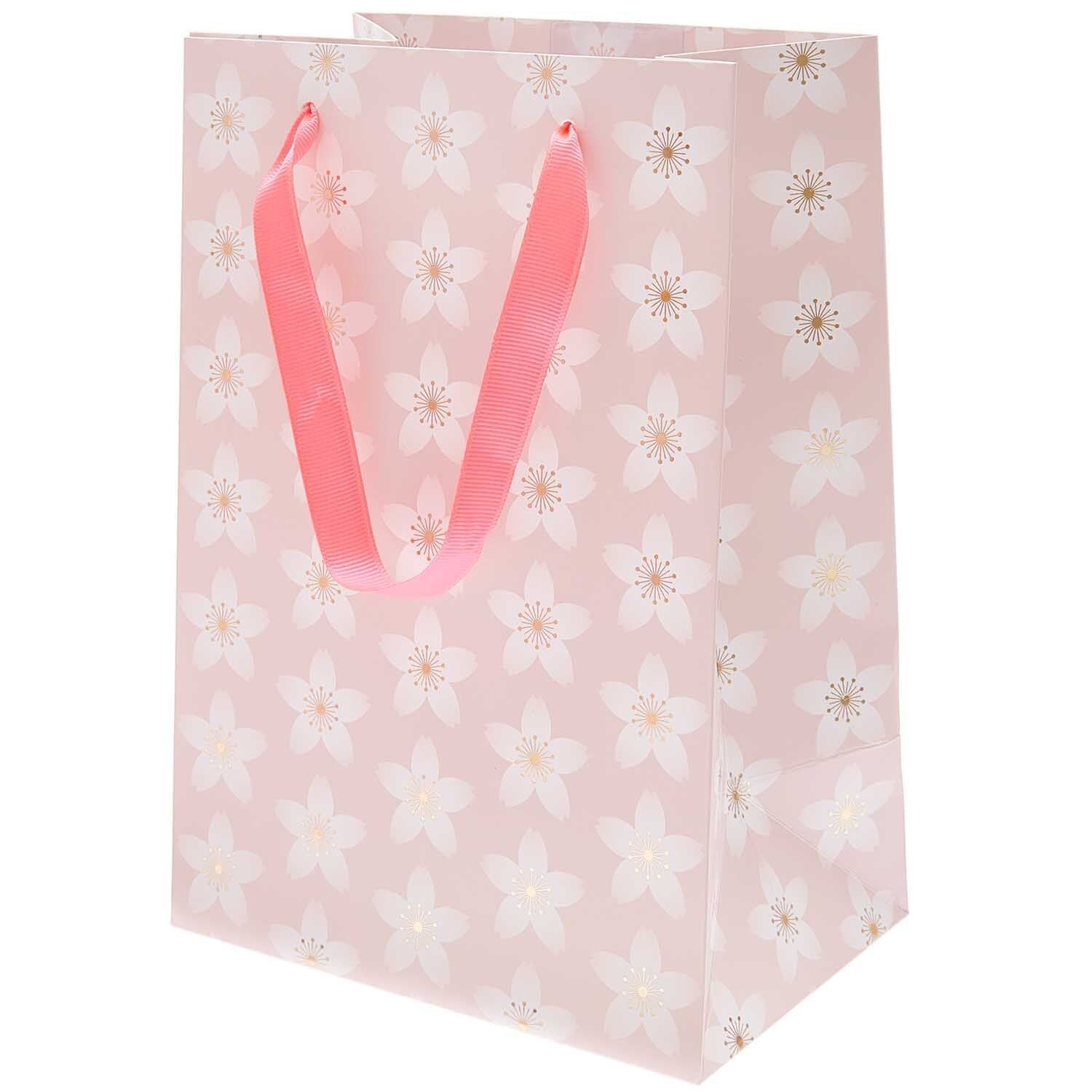 Geschenktüte "Kirschblüte Rosa" / Rico Design