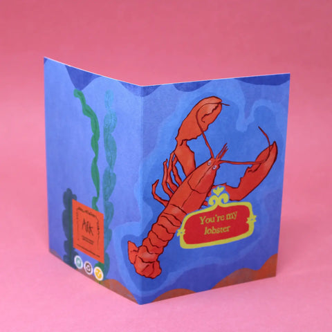 Grußkarte „You‘re my Lobster“ / Ark