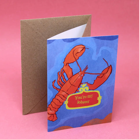 Grußkarte „You‘re my Lobster“ / Ark
