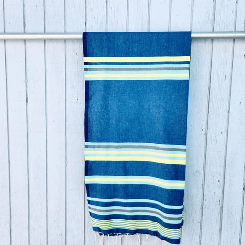 Strandtuch "Königsblau - aqua" / Wonderfouta
