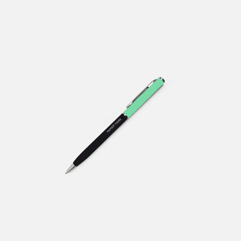 Kugelschreiber Metall "Schwarz Mint" / Papier Tigre