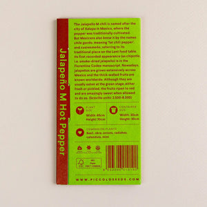 Pflanzensamen / „Jalapeño M Hot Pepper“ / PICCOLO