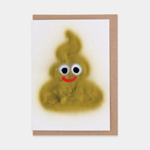 Grußkarte „Poop“ / Evermade