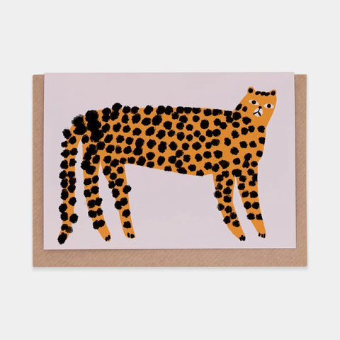 Grußkarte „Leopard“ / Evermade