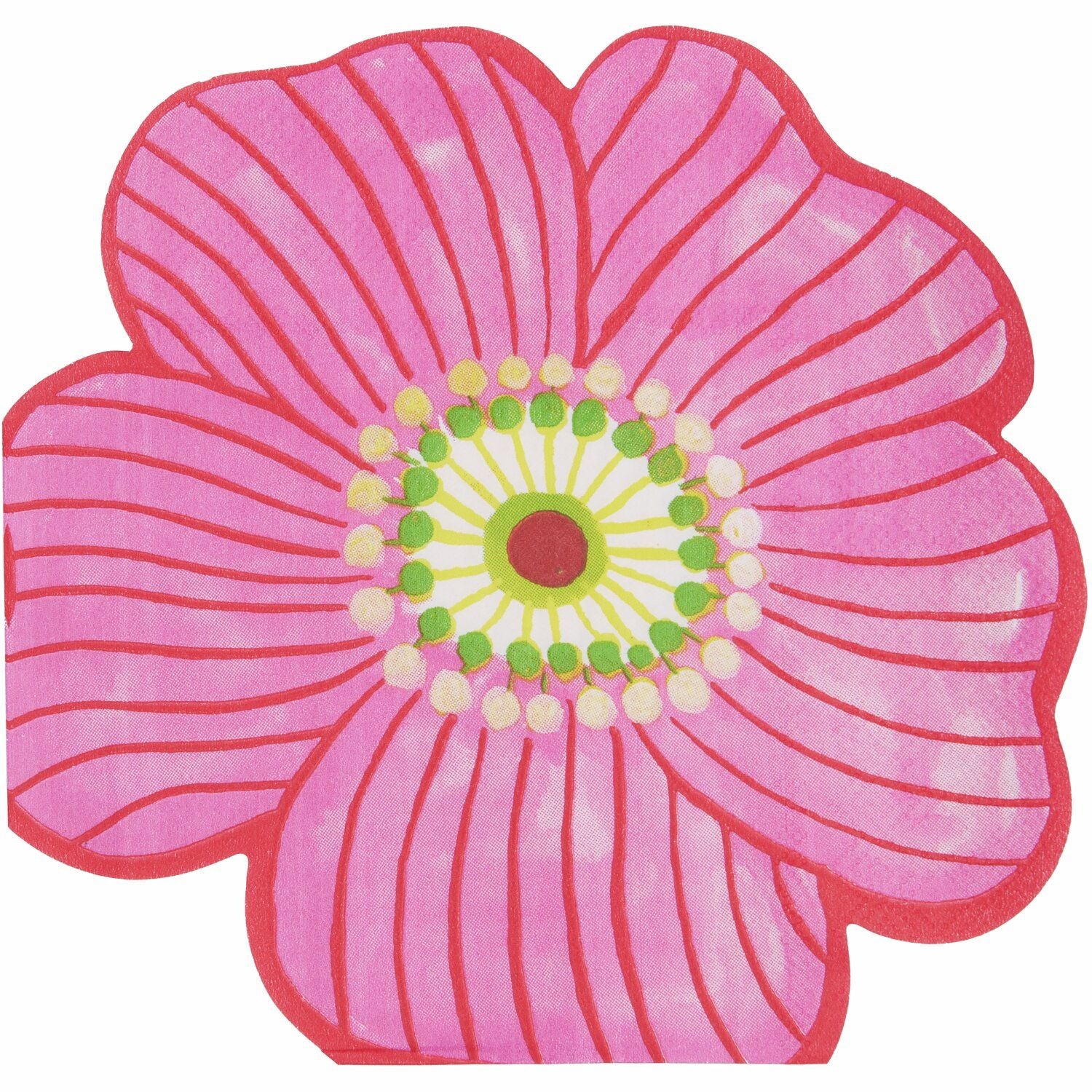 Serviette „Blume Pink“ / Rico Design