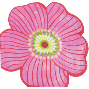 Serviette „Blume Pink“ / Rico Design