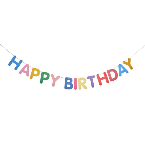 Girlande "Happy Birthday" magic rainbow / Rico Design