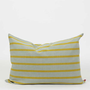 Baumwollkissen "Juana" Grey/Yellow 50x70cm/ Afroart