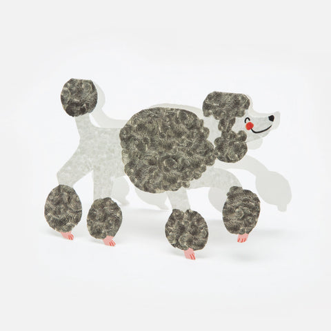 Grußkarte "Poodle"/ Hadley