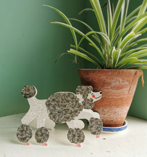 Grußkarte "Poodle"/ Hadley