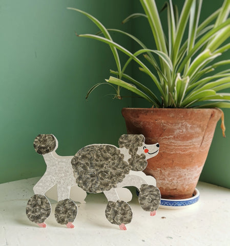Grußkarte "Poodle"/ Hadley