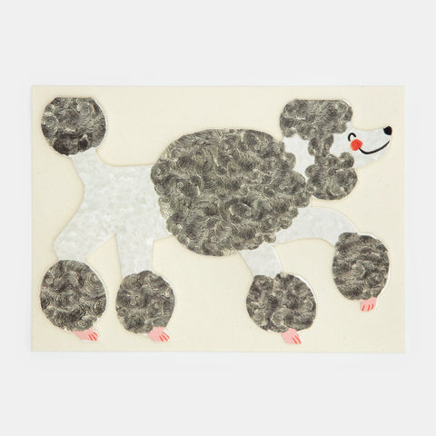 Grußkarte "Poodle"/ Hadley