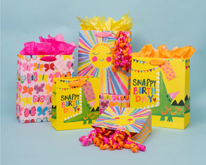 Geschenktüte M „Happy Birthday - Sunshine" / Glick