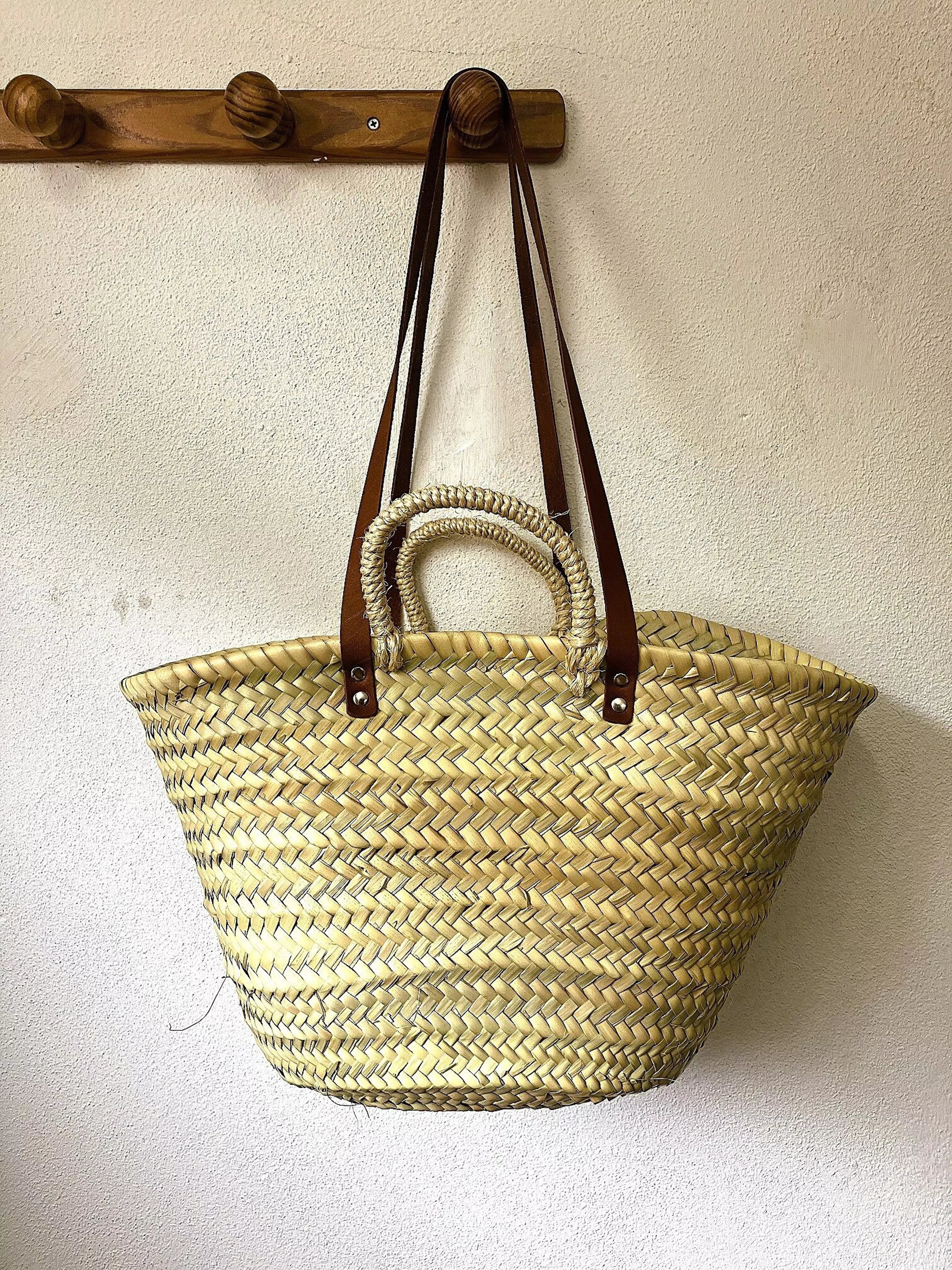 Handgefertigte Korbtasche / P&P Finds