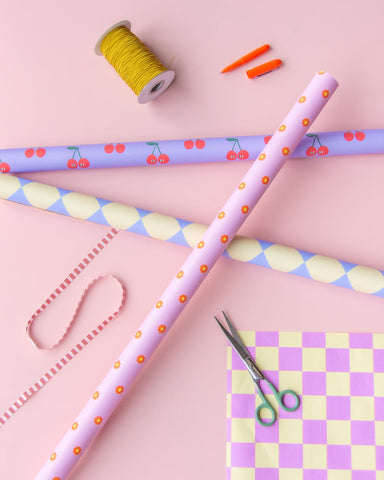 Geschenkpapierrolle „Kirschen“ / Kadodesign