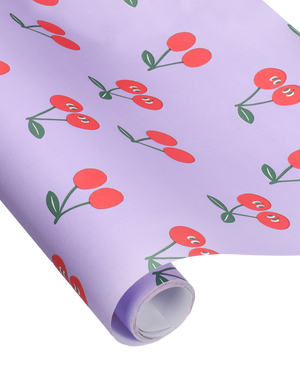 Geschenkpapierrolle „Kirschen“ / Kadodesign