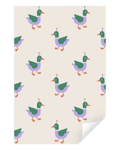 Geschenkpapierrolle „Ente“ / Kadodesign