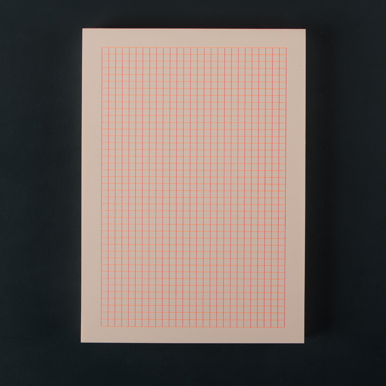 Notepad A5 „Squared" orange/rosé / Le Typographe
