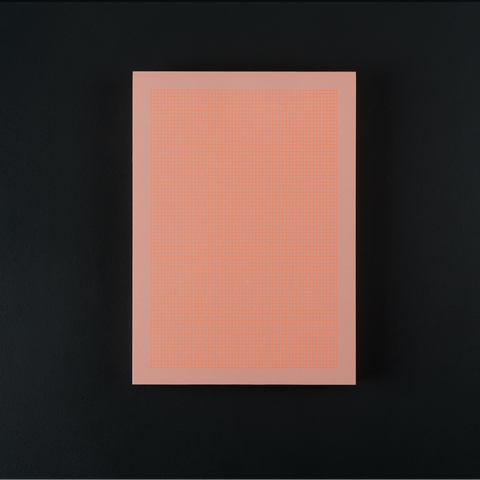 Notepad A5 „Squared" Neonorange / Le Typographe