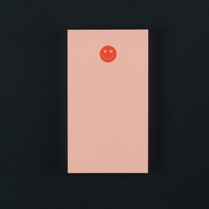 Miniblock „Hearts Smiley" orange / Le Typographe