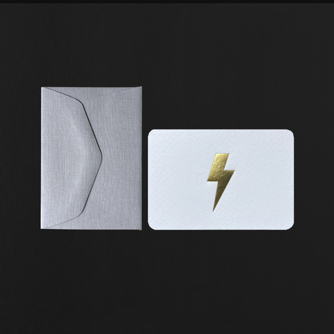 Mini-Karte "Blitz"/ Le Typographe