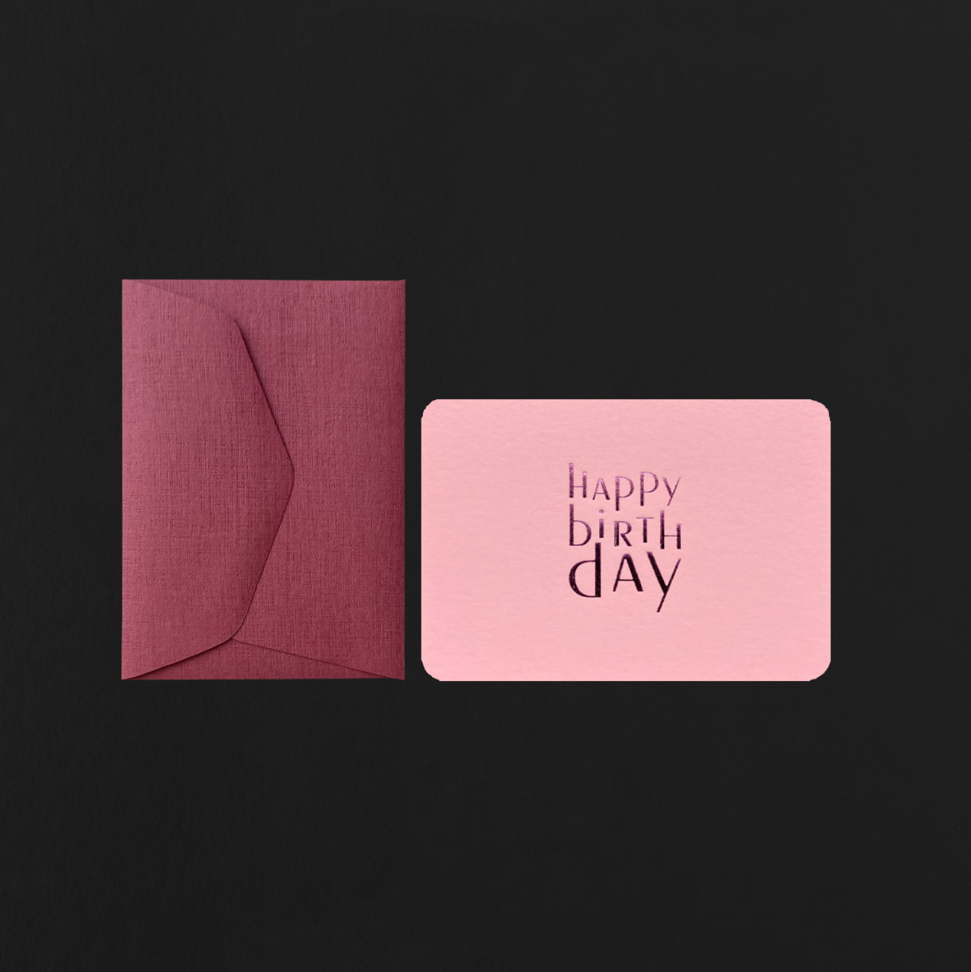 Mini-Karte "Happy Birthday"/ Le Typographe