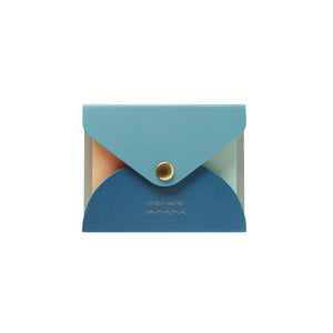 Sticky Notes mit Umschlag blaugrau / Yamama Tokyo